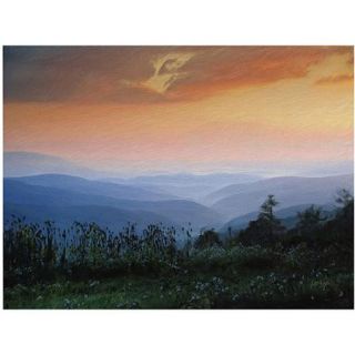 Trademark Fine Art "Sunrise in the Mountains" by Lois Bryan