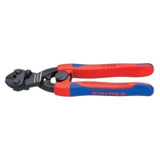 KNIPEX 8 In. Cobolt Lever Action Compact Bolt Cutter with Comfort Grip 71 12 200
