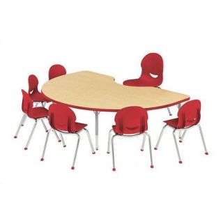 Virco 4000 Series 72'' x 48'' Kidney Classroom Table