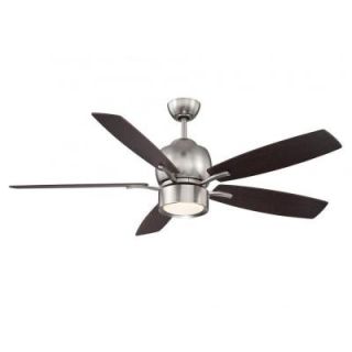 Illumine Rossendale 52 in. Satin Nickel Indoor Ceiling Fan CLI SH0250460