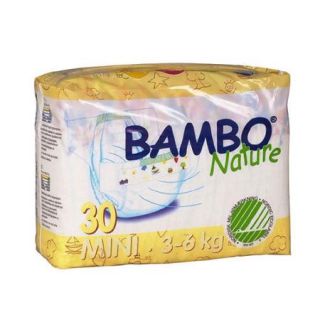 Abena International Bambo Nature Premium Eco Friendly Baby Diapers Size 2