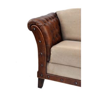 Kipling Tufted Arm Chair by Decorative Leather Books, LLC