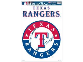 Texas Rangers Official MLB 11"x17" Car Window Cling Decal by Wincraft