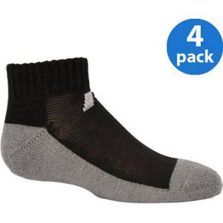 Russell Boys' Comfort Performance Dri Power 360 Ankle Socks   4 Pack