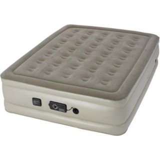 Insta bed Raised Air Bed with NeverFlat AC Pump, Queen