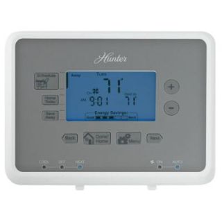 Hunter 7 Day Programmable Thermostat Universal 44377