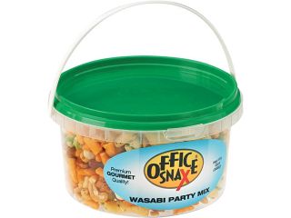 Office Snax 00053 All Tyme Favorite Nuts, Wasabi Party Mix, 10 oz Tub