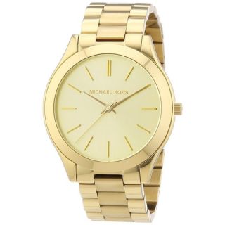 Michael Kors Womens MK3179 Runway Goldtone Watch   Shopping