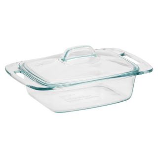 Pyrex Easy Grab 2 Quart Glass Casserole Dish with Lid   Clear