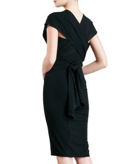 Donna Karan Jersey Infinity Dress, Black