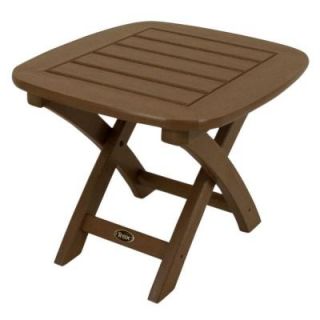 Trex Outdoor Furniture Yacht Club 21 in. x 18 in. Tree House Patio Side Table TXNSTTH