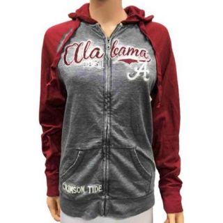 Alabama Crimson Tide GG Women Lightweight Full Zip Soft Fleece Jacket (M)