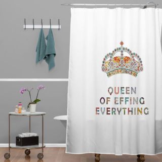 DENY Designs Bianca Green Her Daily Motivation Shower Curtain