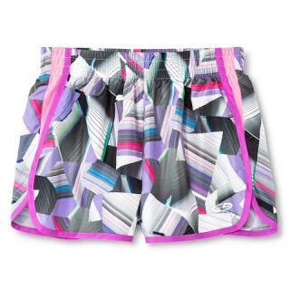 C9 Champion® Girls Run Shorts   Stripe Patch Multi Colored