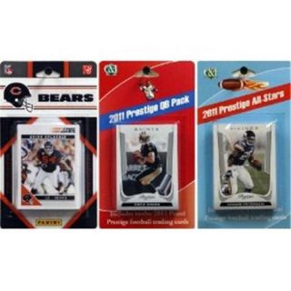 C & I Collectables 2011BEARSTSC NFL Chicago Bears Licensed 2011 Score Team Set With Twelve Card 2011 Prestige All Star