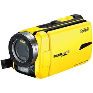 Coleman Yellow Cvw20hd y Full HD TrekHD2 Underwater Digital Video Camcorder