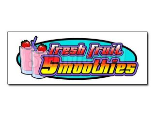 36" SMOOTHIES DECAL sticker fresh fruit smoothie