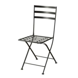 Black Metal Chair Pair 601615