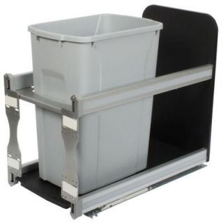 Knape & Vogt 19.19 in. x 11.81 in. x 22.44 in. In Cabinet Soft Close Pull Out Trash Can USC12 1 35PT