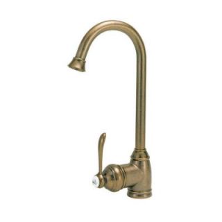 Belle Foret Single Handle Bar Faucet in Tumbled Bronze FS1A4056BRR