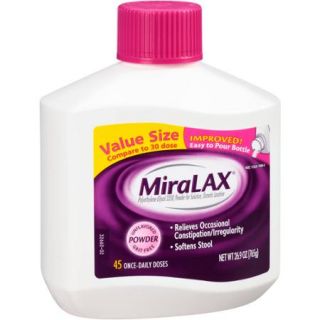 MiraLAX Unflavored Laxative Powder, 26.9 oz