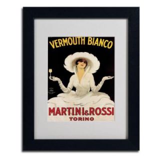 Trademark Fine Art 11 in. x 14 in. "Vermouth Bianco Martini & Rossi" Framed Art V6049 B1114MF