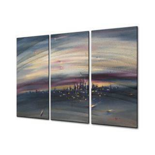 Between by Cynthia Ligeros 3 Piece Painting Print Plaque Set by All