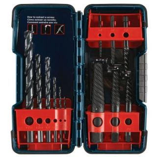 Bosch Screw Extractor and Black Oxide Drill Set (12 Piece) B46215