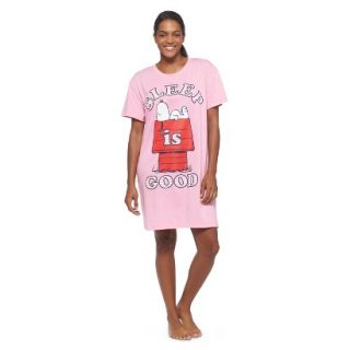 Snoopy Dorm Tee Pink   One Size Fits Most