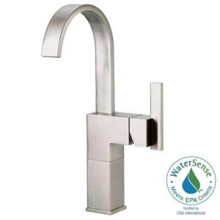 Danze Sirius Single Hole Single Handle High Arc Vessel Bathroom Faucet in Brushed Nickel D201544BN