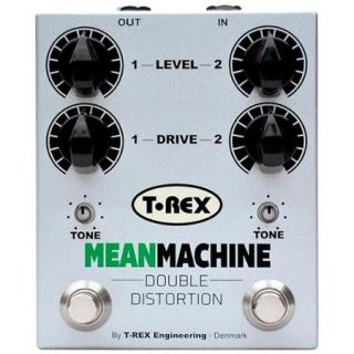 T Rex Engineering Mean Machine Twin Channel Distortion Guitar Effects Pedal