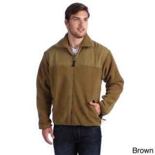 Men's Fleece Military Liner Jacket Foliage Green/ Large