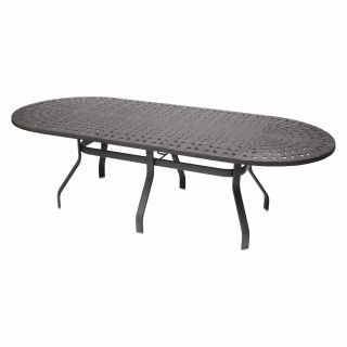 Homecrest Windgate Cast Oval Balcony Height Patio Dining Table   Patio Dining Tables