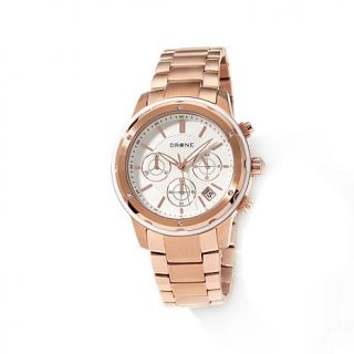 DRONE Precision Timepieces Chronograph Rosetone Stainless Steel Watch   7663049