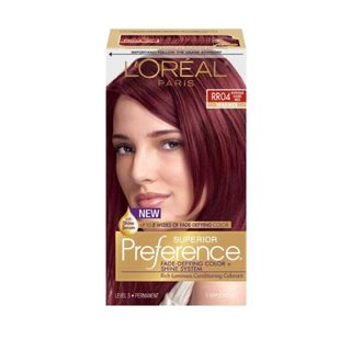Oreal Superior Preference Intense Dark Red RR04 Hair Color