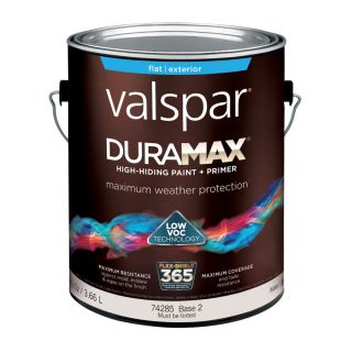 Valspar Duramax Duramax Base 2 Flat Latex Exterior Paint (Actual Net Contents 124 fl oz)
