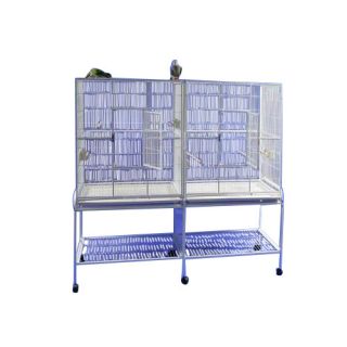 Cage Co. Double Flight Bird Cage with Divider