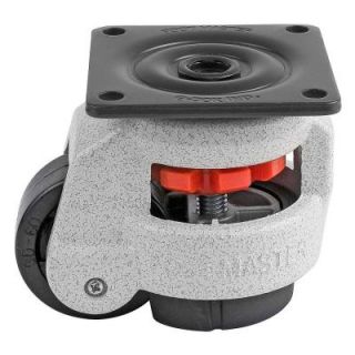 Foot Master 2 in. Nylon Wheel Top Plate Leveling Caster with Load Rating 550 lbs. GD 60F