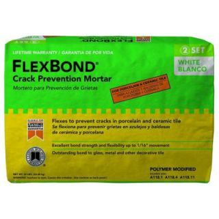 Custom Building Products FlexBond White 50 lb. Crack Prevention Mortar FBW50