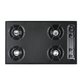 30 in. Gas Cooktop in Black with 4 Burners TTL05P