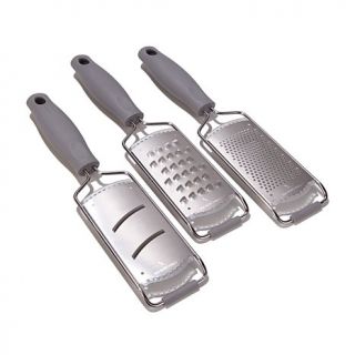 Chopped™ 3 piece Stainless Steel Grater Set   8010678