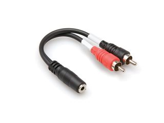 Hosa YMR 197 Y Cable 3.5mm Trsf   Rca