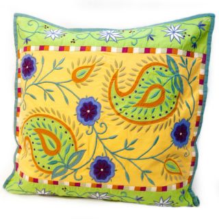 Rennie & Rose Design Group Susan Sargent Spring Paisley Accent Pillow