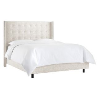 Skyline Furniture Nail Button Tufted Wingback Bed