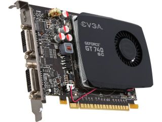 Refurbished EVGA GeForce GT 740 Superclocked DirectX 12 (feature level 11_0) 04G P4 2744 RX 4GB 128 Bit DDR3 PCI Express 3.0 Video Card
