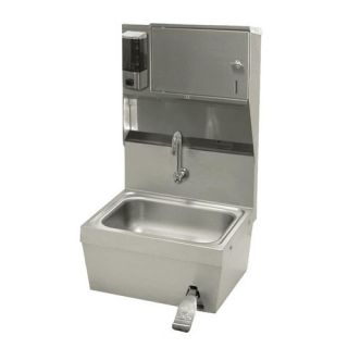 Hands Free 17.25 x 15.25 Single Hand Sink with Faucet