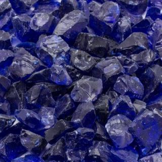 Margo Garden Products 1/2 in. 25 lb. Medium Cobalt Blue Landscape Glass DFG25 L013M