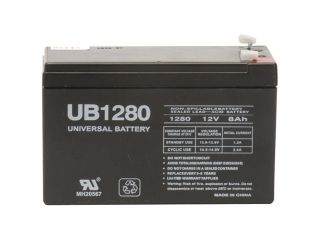 UPG 85986/D5743 Sealed Lead Acid Batteries (12V; 8Ah; .187 Tab Terminals; UB1280)