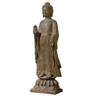 Design Toscano 12.25 in. W x 8.5 in. D x 39.75 in. H Enlightened Buddha DISCONTINUED JE142050