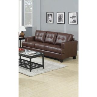 Lusene Contemporary Leather Sofa   17391937   Shopping